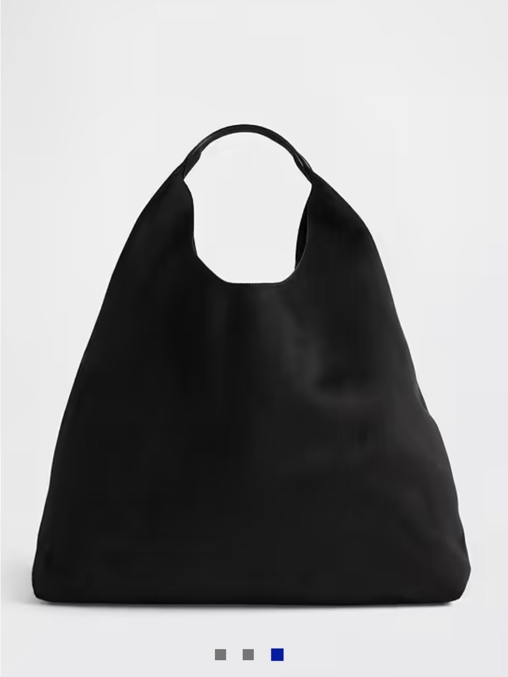 GAP Black Vegan Suede Tote Bag